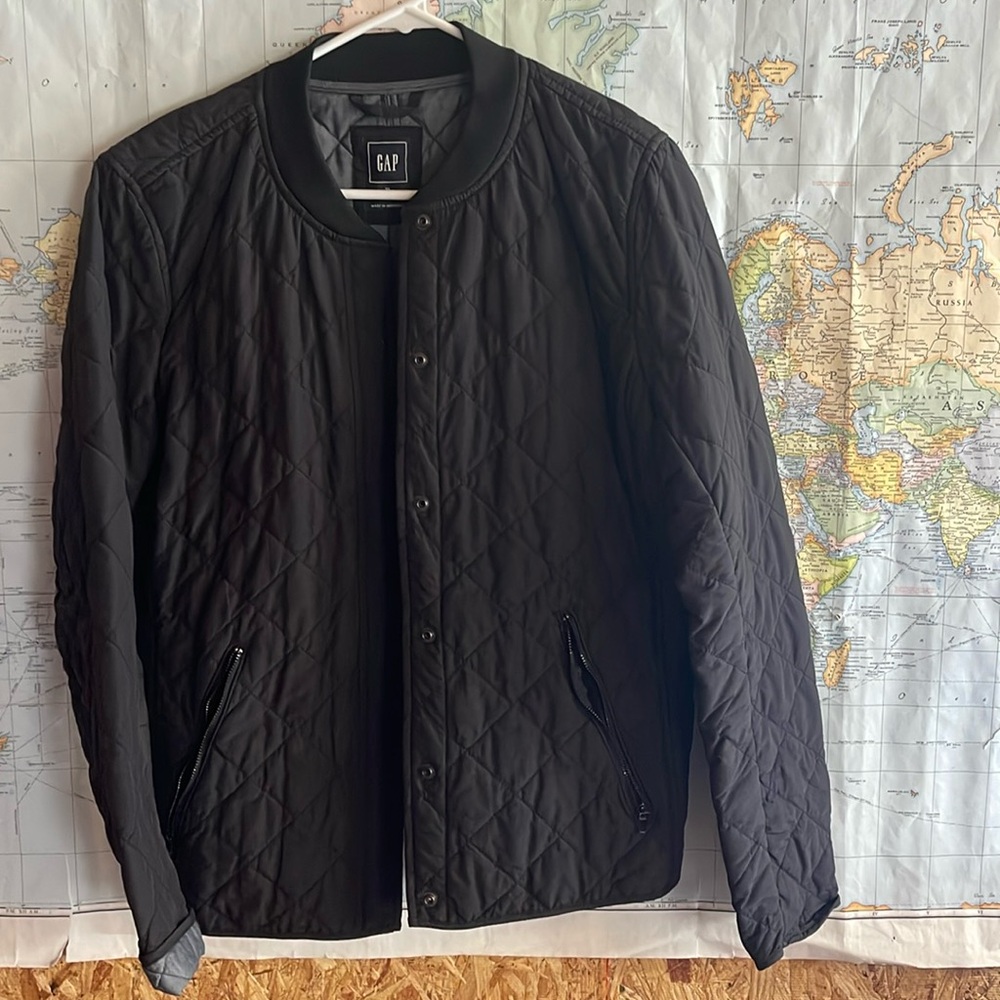 Gap Quilted Bomber Style Jacket
